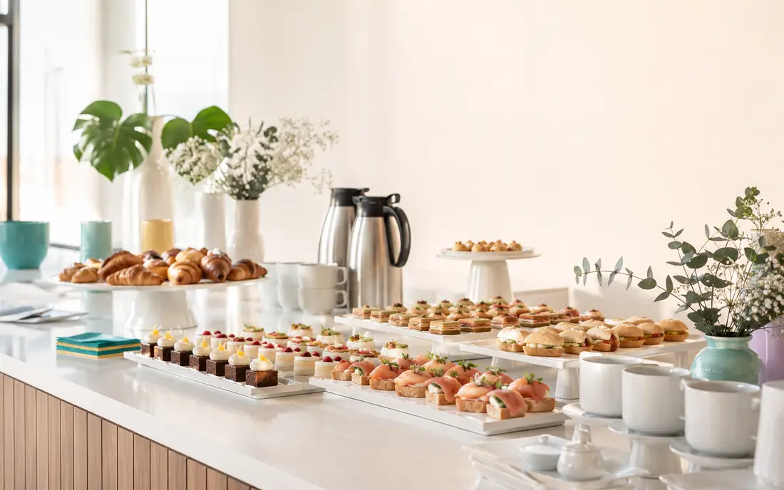 Coffee break corporativo montado por Sazalma